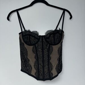 Urban Outfitters Iconic Corset in Black NEW!